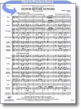 Honor before Honors Concert Band sheet music cover
